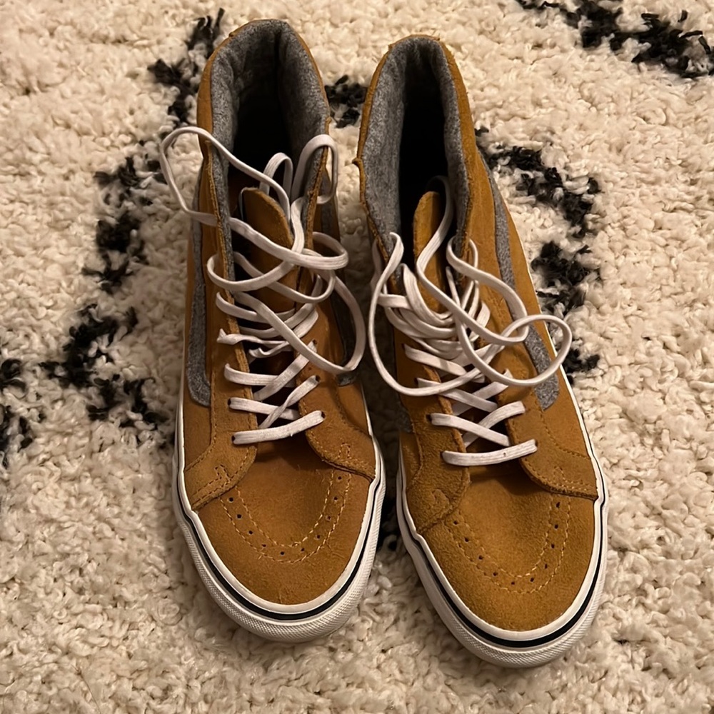 Yellow & Gray Vans Sk8-Hi